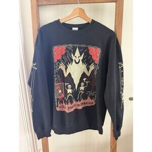 Wizard of Barge Long Sleeve T-Shirt Medium, Kill Your Masters Graphic Size M